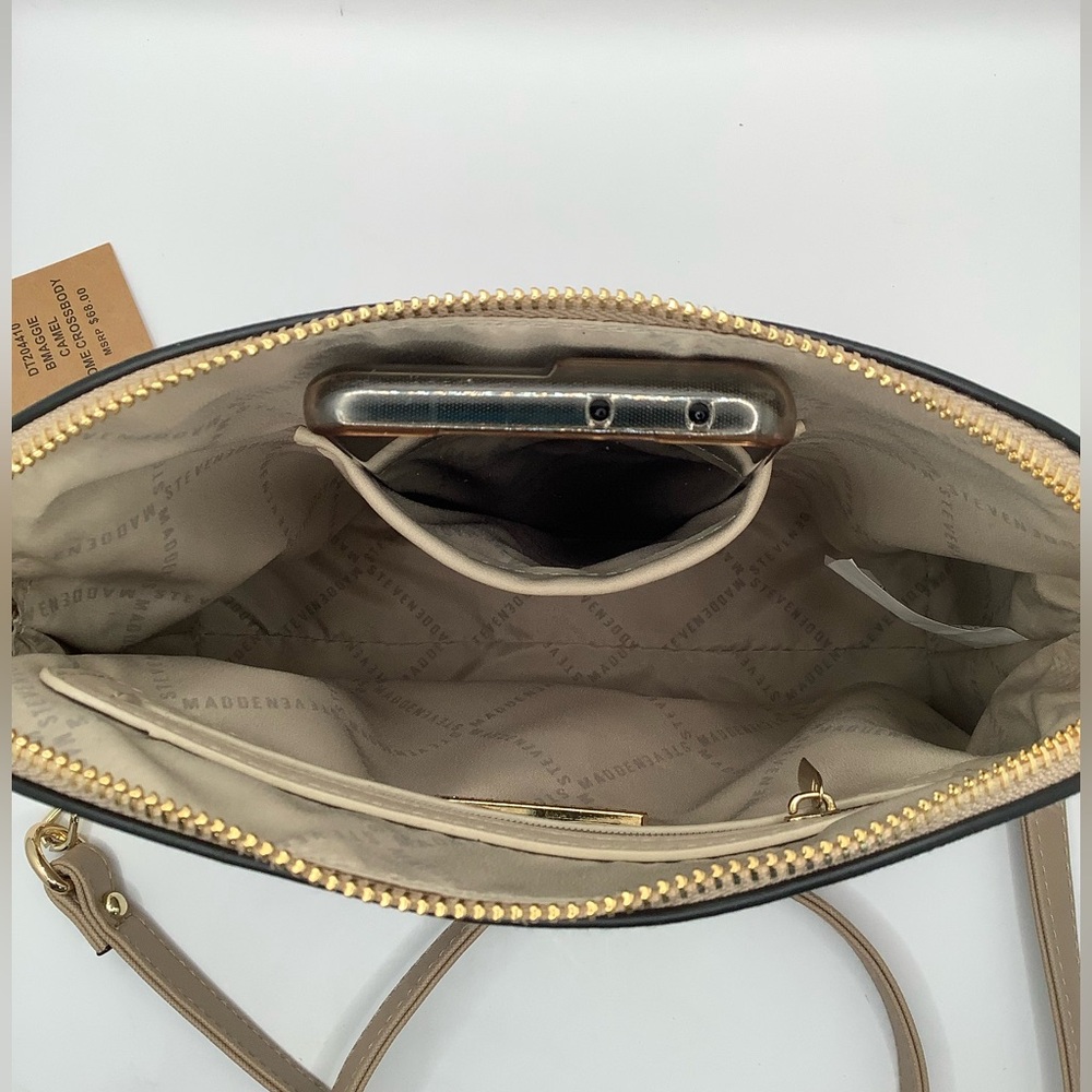 NWT Steve Madden Camel Dome crossbody. - Picture 14 of 16